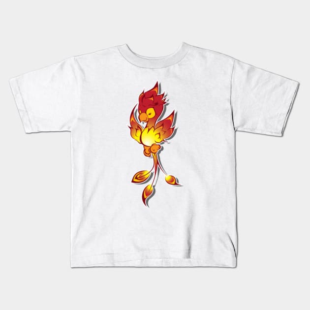 Phoenix Kids T-Shirt by rick27red